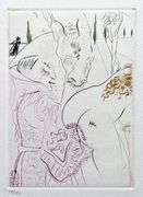 Highly Collectible and Rare Salvador Dali Hand-signed Original Engraving