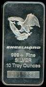 10 Troy Ounce .999 Fine Silver Bar from Engelhard