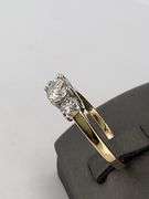 CERTIFIED BRAND NEW 14K YELLOW GOLD DIAMOND RING