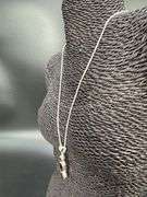 Sterling Silver Garnet Pendant Natural Gemstone