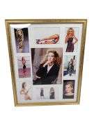 Sarah Jessica Parker Autographed 9 Photo Custom Display AFTAL UACC RD COA PSA PSA