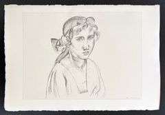 Very rare Henri Matisse etching signed in the plate, C.1920, from the series of Cinquante Dessins