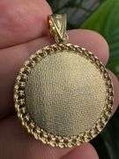 10k Yellow Gold Jesus Christ Pendant Christian Saint Charm