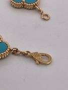 CERTIFIED BRAND NEW 18K YELLOW GOLD CLOVER LEAF BRACELET