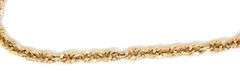 Sparkling 14K YG Variation of a Rope Bracelet