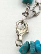 925 Sterling Silver DRT Jay King Large Turquoise Heart Necklace