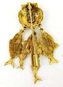 Vintage YSL Dangly Fish Stick Pin