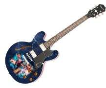 Back To The Future Cast Signed Framed Display Graphics Photo Guitar ACOA