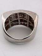 MEN'S CERTIFIED 14K WHITE GOLD AND DIAMOND RING 2.50 CARATS