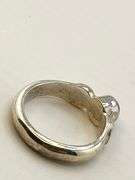 925 Sterling Silver Sajen Black Onyx Central Stone Ring