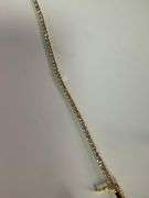 CERTIFIED BRAND NEW 14K YELLOW GOLD DIAMOND TENNIS BRACELET