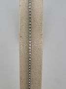 CERTIFIED 14K WHITE GOLD DIAMOND TENNIS BRACELET