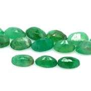 Oval cut 6.20ct 14pc Zambian Emerald set