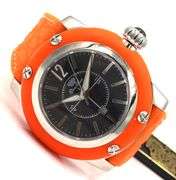 Glam Rock black dial stainless steel watch