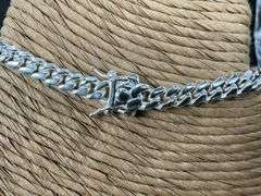 Sterling Silver Solid Miami Cuban Link Chain 5.7mm 925 Italy Box Lock Bracelet 8"