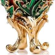Lilies of the Valley Fabergé Egg Replica Jewelry Box