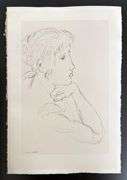Very rare Henri Matisse etching signed in the plate, C.1920, from the series of Cinquante Dessins