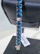 Vibrant Blue Topaz Bracelet