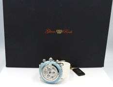 Glam Rock stainless steel white dial watch