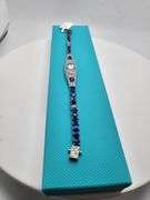 Moonstone Bracelet with Kyanite and Diamond Accents