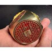 Brass Feng Shui God of Wealth Spinner with Kirin Base