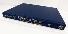 Christina Rossetti Descriptive Bibliography, 2011 First Edition