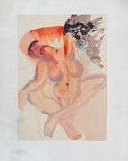 Collectible Original Color Engraving by Salvador Dali from The Divine Comedy