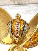 Fabergé-Style Imperial Crowned Egg Trinket