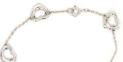 Tiffany & Co open heart link bracelet