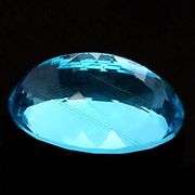 Impressive 33.80ct top French blue blue Topaz