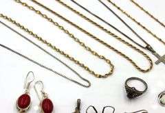 Group lot of Vintage 925 sterling silver jewelry