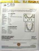 Breathtaking 39.00CTW Brand New European Oval & Round Shaped Faceted Kyanite & 4.25CTW Diamonds Neck