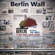 Original Berlin Wall Fragment in Acrylic Display
