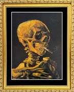 Vincent Van Gogh, Skull with a Burning Cigarette