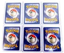 6 Pokémon 1999 1st Edition Trade Cards
