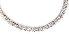 14kt White gold 1.15ctw diamond tennis bracelet
