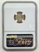 1861 3 Cent Silver, NGC UNC Details - Rev. Cleaned