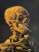 Vincent Van Gogh, Skull with a Burning Cigarette