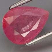 Real 2.53ct pinkish red Ruby -Heated only!!!