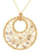 Fascinating 14K YG Modern Pendant on Necklace