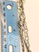 925 Sterling Silver Vintage Rare Lois Hill Multi Strands Ornate Details Different Chain Styles Neckl