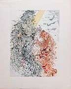 Rare Salvador Dali Original Engraving from The Divine Comedy, Paradise