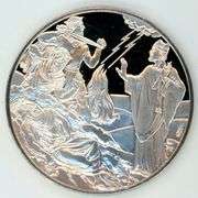 1974 Franklin Mint St Patrick .999 Silver Medal