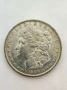 1890-O Morgan Silver Dollar