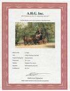 Highly Collectible After Thomas Eakins One of a kind oil on Canvas signed by the artist, A May Morni