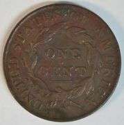 Handsome XF 1827 Coronet Large Cent. Nice color