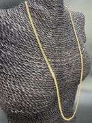 10k Yellow Gold Diamond Cut Miami Cuban Chain 18" Necklace