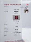 CERTIFIED NATURAL PINK SPINEL