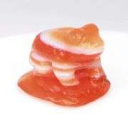 Adorable 34.08ct banded Agate frog carving!