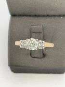 CERTIFIED BRAND NEW 14K YELLOW GOLD DIAMOND RING